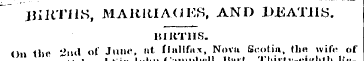 JJiltTHS, MAURIA<iKS, AND DEATHS. ItlltT...
