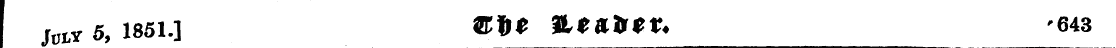 Sraa 5, i85i.] «!>« fLe&iiet. -643