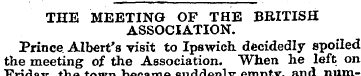 THE MEETING OF THE BRITISH ASSOCIATION. ...