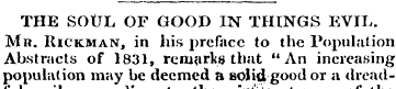 THE SOtJL OF GOOD IN THINGS EVIL. Mn. Ri...