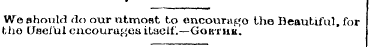 We should do our utmost to oncourugo the...