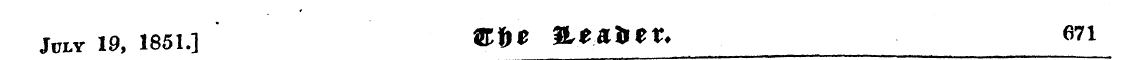 July 19, 1851.] ' ®fK *» . ¦« »«» «"