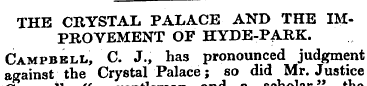 THE CRYSTAL PALACE AND THE IMPROVEMENT O...