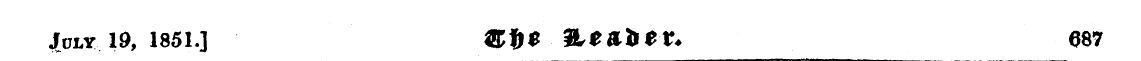July 19, 1851.] 89* ¦ &**fe*r« 687