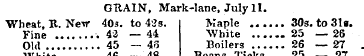 GRAIN, Mark-lane, July 11. Wheat, R. New...