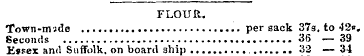 FLOUR. Town-nude per sack 37s. to 42». S...