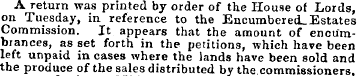 A return was printed by order of the Hou...