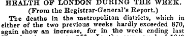 HEALTH OF LONDON DURING THE WEEK. (From ...