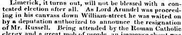 Limerick, it turns out, will not be bles...