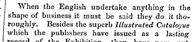 i. I When the English undertake anything...