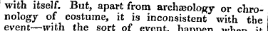 with itself. But, apart from archaeology...