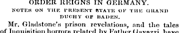 ORDER REIGNS IN GERMANY. HOTI'.H ON THE ...