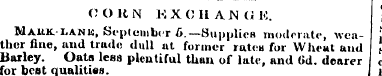 CORN KXCUANOK. Maukunk, September 6.—Sup...