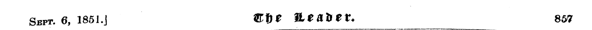 Sept. 6, 1851.J SJf !*«»«. 867
