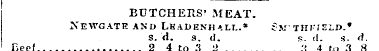 BUTCHERS' MEAT. Newgate and Lhadenh'.lt....
