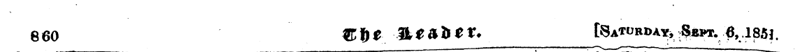 860 C!>e &e&bet. [SaTorday^Seft. 6,1851.