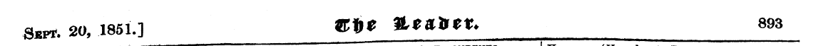 Skw. 20, 1851.] «*» H,*a»*y, 893 _
