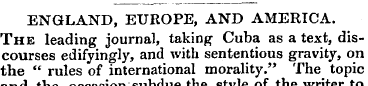 ENGLAND, EUROPE, AND AMERICA. The leadin...