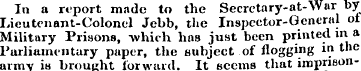 In a report made to the Secretary-ot-War...