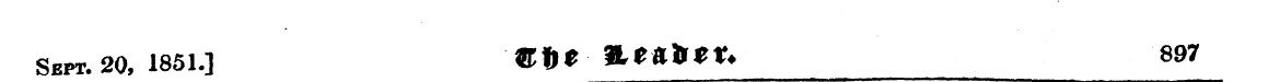 Sept. 20, 1851.] ¦«** • *««* *** 897