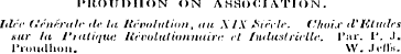 I'ROIIDIION ON ASSOCIATION. Idee (Ifnh'i...