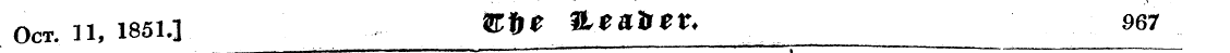 Oct. 11, 1851.] Eft* HtZ*tV. 967
