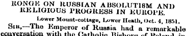 RONGK ON RUSSIAN ABSOLUTISM AND RELIGIOU...