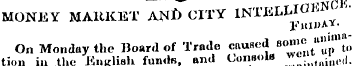 MONEY MARKET AND CITY iNTELtfG*^ ' <¦ On...