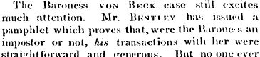 The Baroness von IJkck case still excite...