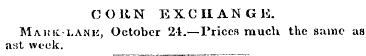 CO UN EXCHANGE. Mahic-lank, October 24.—...