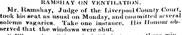 RAMHIIAY ON VENTILATION. Mr. llamshay, J...