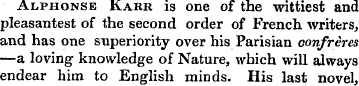 Alphonse Karr is one of the wittiest and...