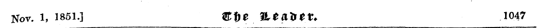 Nov. 1, 1851.] ©&£ ILt&Xlt X* 1047