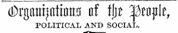 POLITICAL AND SOCIAL. ODrnannatintus nf \\\t l$tn\i,
