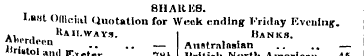 SHARKS. J-«Mt Olllciitl Quotation for We...