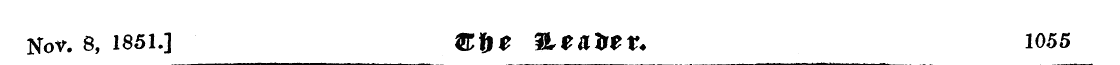 Nov. 8, 1851.] a; ft* Hinde r* 1055