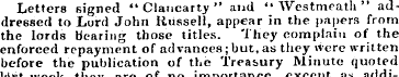 Letters signed " Clancarty " and " Westm...