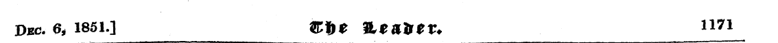 Dbc. 6* 1851.] &$$ VLtHUieV. 1171