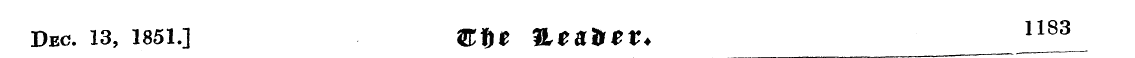 Dec. 13, 1851.] &#* ILcabCV* J 1 ^ 83 ^