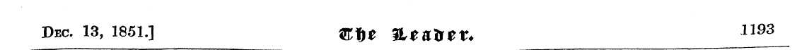 Dec. 13, 1851.] &f)t %tmtt. 1193