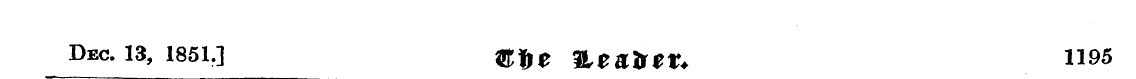 Dec. 13, 1851.] tEtie Ufa&ftV 1195