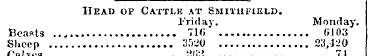 Head of Catti.k at S&iithfield. Friday. ...