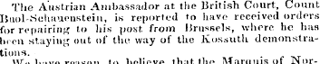 The Austrian Ambassador at the British C...