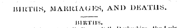 JJIRTUS, MARRIAGES, AND DEATHS. 151RT11S...