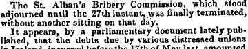 The St. Alban's Bribery Commission, whic...