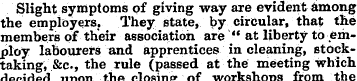 Slight symptoms of giving way are eviden...