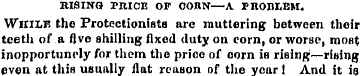 rising price op corn—a. problem. While t...