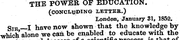 THE POWER OF EDUCATION. (CONCLUDING LETT...