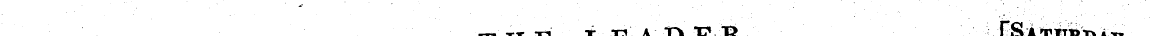 THE LEADER. CSatit^day, ] 74~ , ¦ ¦ i . ...