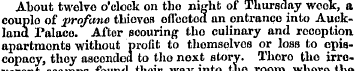 About twelve o'clock on tho night of Thu...